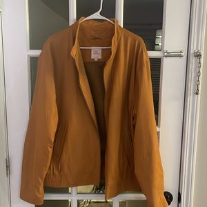 Bod and Christensen Leather Bomber Jacket. Size 46
